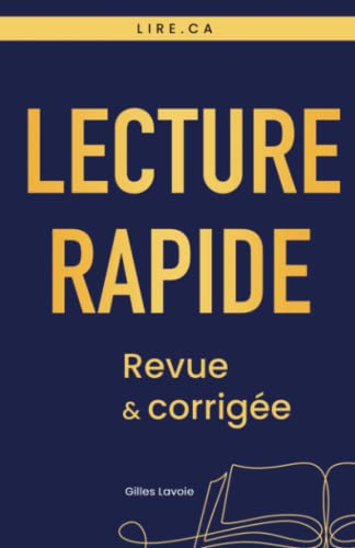 Beispielbild fr Lecture Rapide: Revue & corrige (French Edition) zum Verkauf von GF Books, Inc.