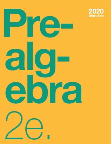 Stock image for Prealgebra 2e for sale by GreatBookPrices
