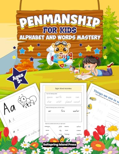 Stock image for PENMANSHIP FOR KIDS: Alphabet And Words Mastery for sale by Books Unplugged