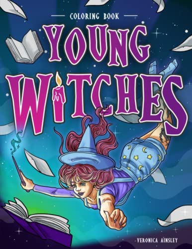 Beispielbild fr Witch Coloring Book for Adults: Young Witches Coloring Book with Elemental Powers (Mystical Coloring Books for Adults) zum Verkauf von GF Books, Inc.