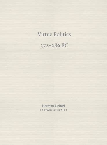 9781739115616: Virtue Politics: Mencius on kingly rule (372-289 BC)