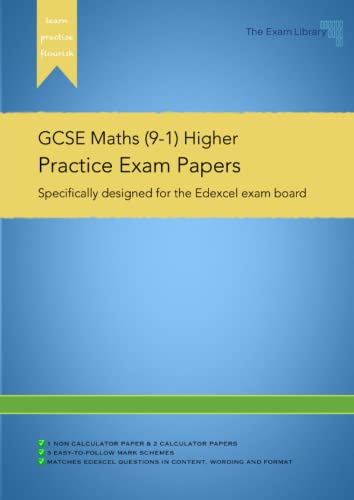 Stock image for GCSE Maths (9-1) Higher Practice Exam Papers: Specifically designed for the Edexcel Exam Board for sale by GF Books, Inc.
