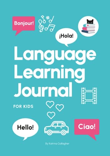 Imagen de archivo de Language Learning Journal For Kids (Turquoise): Planner and Study Notebook For Children To Learn A Foreign Language a la venta por Book Deals