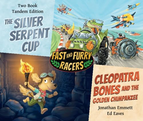 Beispielbild fr The Silver Serpent Cup & Cleopatra Bones and The Golden Chimpanzee: Fast and Fury Racers Tandem Small Paperback Edition (Fast and Furry Racers) zum Verkauf von Books Unplugged