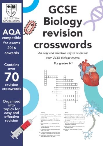 Stock image for GCSE Biology revision crosswords - AQA compatible - easy and effective way to revise for AQA GCSE Biology exams - revision guide for grades 9-1 for sale by GF Books, Inc.