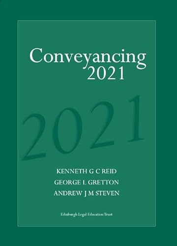 Beispielbild fr conveyancing 2021 zum Verkauf von Kennys Bookstore