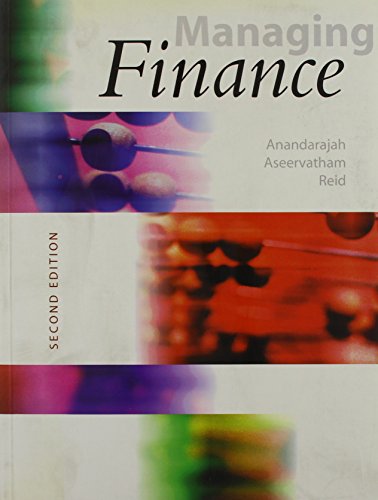 Managing Finance (9781740092692) by Al Aseervatham