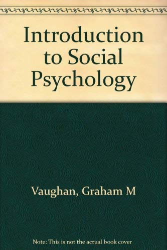 Stock image for Introduction to Social Psychology for sale by medimops