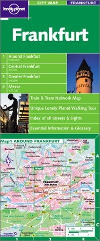 9781740590167: Lonely Planet Frankfurt City Map