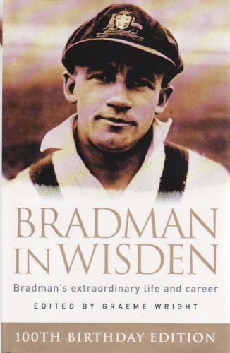 Stock image for Bradman in Wisden for sale by WorldofBooks