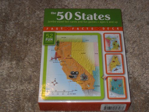 Beispielbild fr The 50 States : Jumbo-Sized Fact Cards and Fun Games (Fast Facts Deck Series - July 2008) zum Verkauf von Half Price Books Inc.