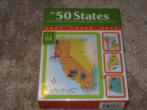 Stock image for The 50 States : Jumbo-Sized Fact Cards and Fun Games (Fast Facts Deck Series - July 2008) for sale by Elizabeth Brown Books & Collectibles