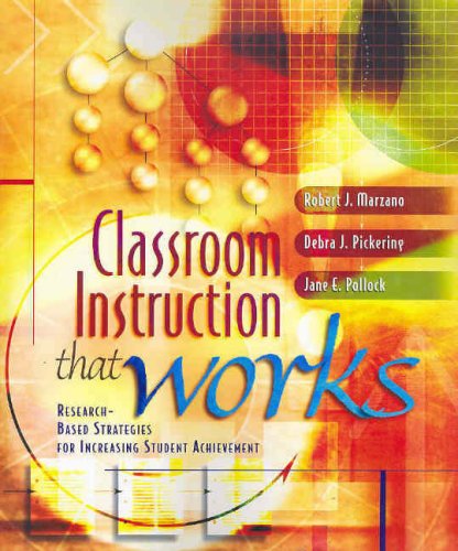 9781741012538: Classroom Instruction That Works: Research-based Strategies for Increasing Student Achievement