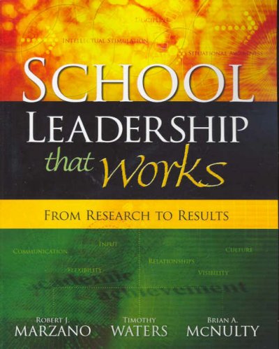 9781741016987: School Leadership That Works: From Research to Results