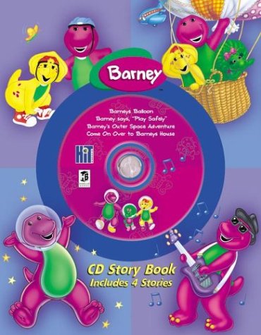 Stock image for Barney Cd Storybook: Barneysays,Play Safely/Big Balloon/Outer Space Adventure/Comeon over to Barney's House for sale by GoldenWavesOfBooks