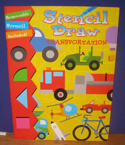 Stock image for Stencil Draw Transportation for sale by Your Online Bookstore