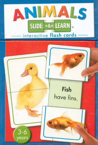 9781741219159: Animals (Slide and Learn Flash Cards)