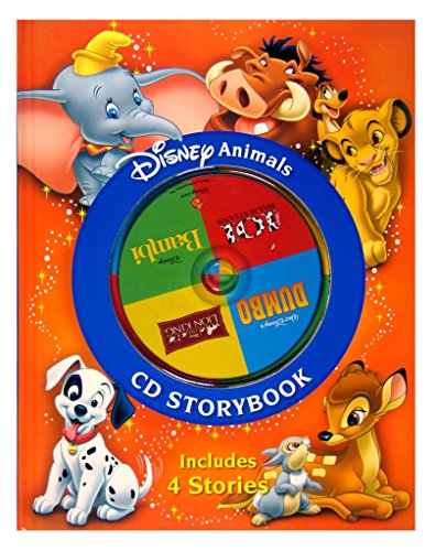 Beispielbild fr Disney Animals CD Storybook: The Lion King / 101 Dalmatians / Bambi / Dumbo zum Verkauf von WorldofBooks