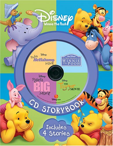 Imagen de archivo de Disney Winnie the Pooh CD Storybook: The Many Adventure of Winnie the Pooh / Piglet's Big Movie / Pooh's Heffalump Movie / The Tigger Movie a la venta por HPB-Ruby
