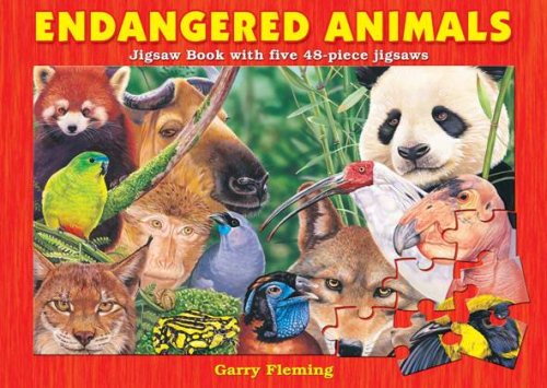 Beispielbild fr Endangered Animals Jigsaw Book zum Verkauf von WorldofBooks