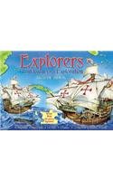 Beispielbild fr Explorers: Great Journeys of Exploration Jigsaw Book zum Verkauf von HPB Inc.