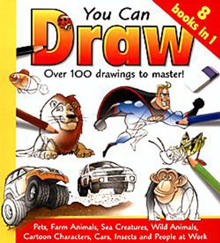 Beispielbild fr You Can Draw : Over 100 drawings to master. (8 Books in 1) zum Verkauf von AwesomeBooks