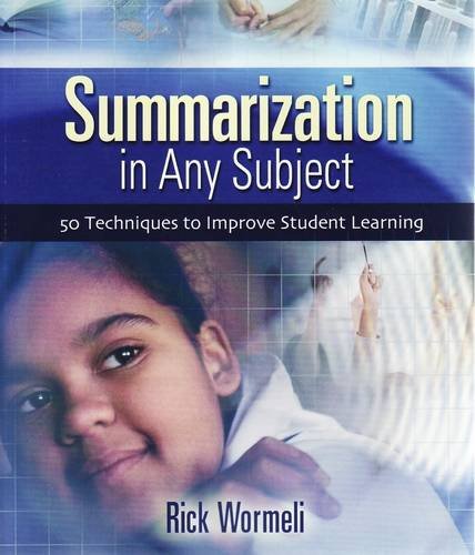 9781741702583: Summarization in Any Subject: 50 Techniques to Improve Student Learning