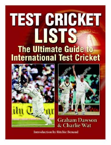 Beispielbild fr Test Cricket Lists: The Ultimate Guide to International Test Cricket zum Verkauf von WorldofBooks