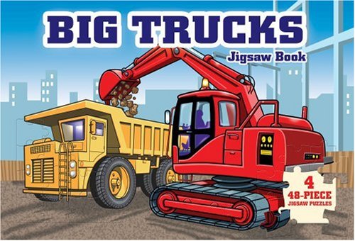 Stock image for Big Trucks Jigsaw Book (Deluxe Jigsaw Books) for sale by WorldofBooks