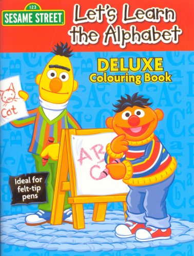 Beispielbild fr Sesame Street Deluxe Colouring Book zum Verkauf von THEVILLAGEBOOKSTORE
