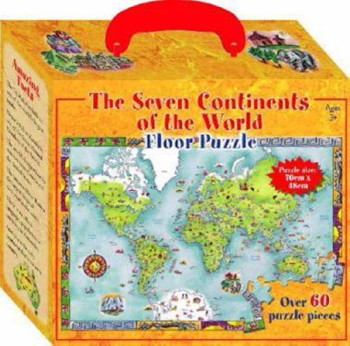 9781741789812: Seven Continents of the World Floor Puzzle