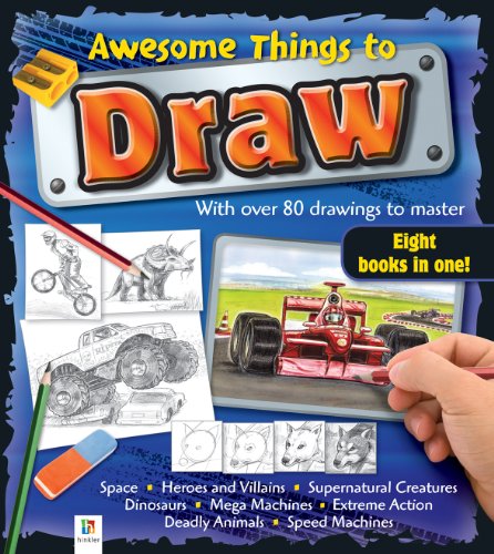 Imagen de archivo de Awesome Things to Draw : With Over 80 Drawings to Master a la venta por Orion Tech