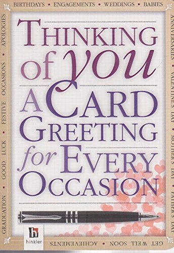 Imagen de archivo de Thinking of You a Card Greeting for Every Occasion a la venta por WorldofBooks