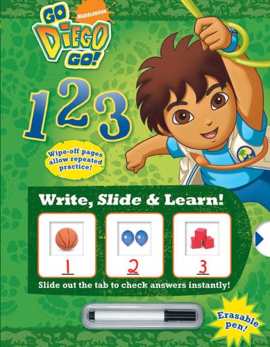 Stock image for Go Diego Go! 123 (Go Diego Go! Write, Slide & Learn) for sale by medimops