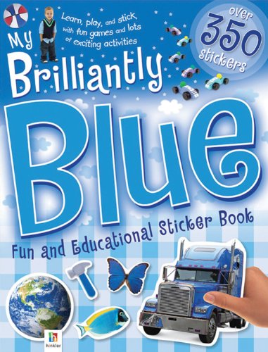 Beispielbild fr My Brilliantly Blue Sticker Book zum Verkauf von Mr. Bookman