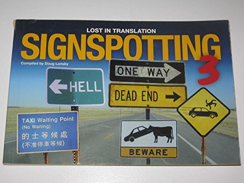 Beispielbild fr Signspotting: v. 3: Lost in Translation (Signspotting: Lost in Translation) zum Verkauf von WorldofBooks