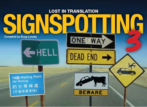 Imagen de archivo de Signspotting: v. 3: Lost in Translation a la venta por SecondSale