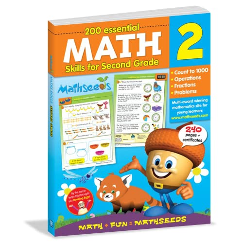 Imagen de archivo de Math for 2nd Grade Workbook - 200 Essential Math Skills (Reading Eggs) a la venta por Goodwill Southern California