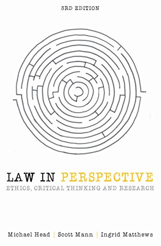 9781742234540: Law in Perspective: Ethics, Critical Thinking and Research