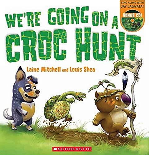 Stock image for We're Going on a Croc Hunt Book + CD for sale by WorldofBooks