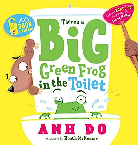Beispielbild fr There's a Big Green Frog in the Toilet + CD with Door Hanger zum Verkauf von WeBuyBooks