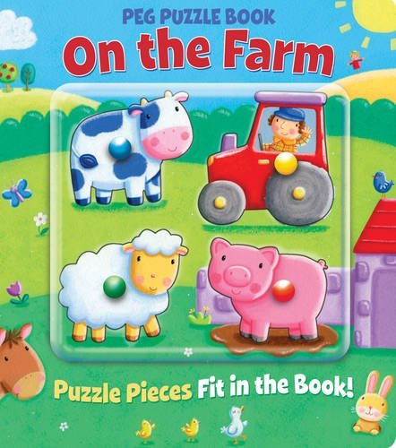 9781743402597: Peg Puzzle Book - On the Farm