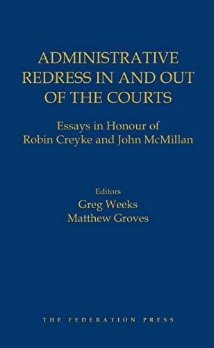 9781760022020: Administrative Redress In and Out of the Courts