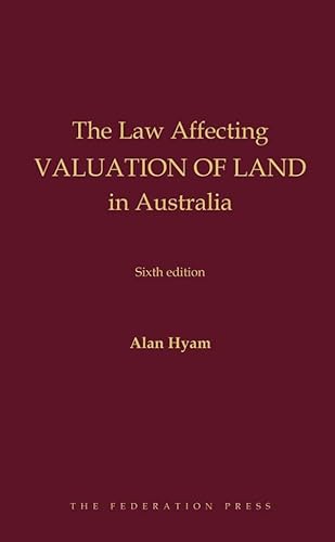 9781760022334: The Law Affecting Valuation of Land in Australia