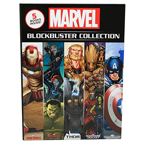 Beispielbild fr Marvel Blockbuster Collection - 5 Movie Storybooks Inside a Decorative Slipcase zum Verkauf von Rons Bookshop (Canberra, Australia)