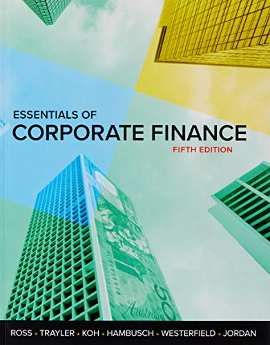Stock image for Essentials of Corporate Finance 5E (includes Connect) for sale by AussieBookSeller
