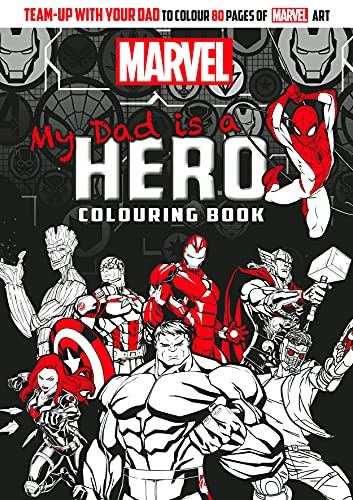 9781761129919: Marvel: My Dad is a Hero Adult Colouring Book (Marvel)