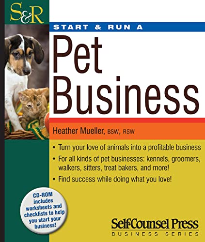 9781770400924: Start & Run a Pet Business (Start & Run Business Series)