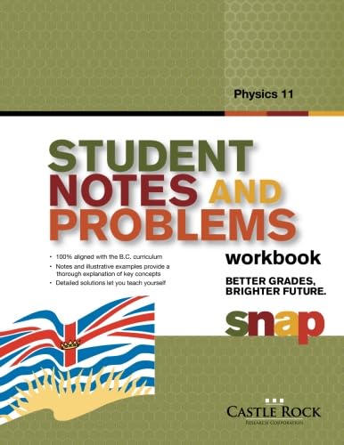 Beispielbild fr SNAP Physics 11 BC: Student Notes and Problems zum Verkauf von Zoom Books Company