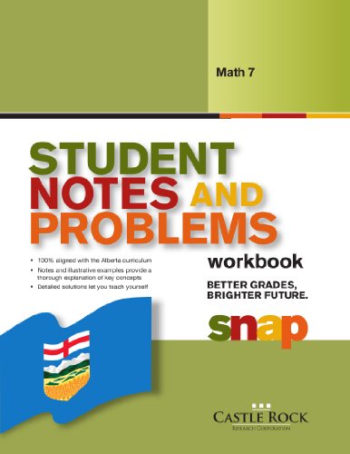 Beispielbild fr Student Notes and Problems Math 7 zum Verkauf von ThriftBooks-Dallas